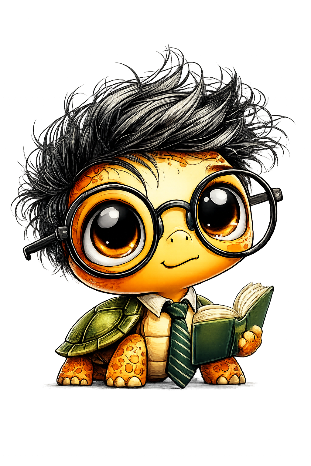 Turtle reading